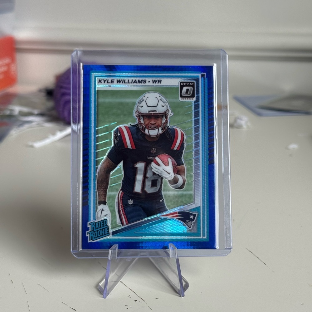 🔥 2025 Kyle Williams Panini Donruss Optic Rated Rookie Blue Hyper Prizm